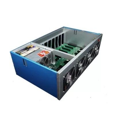 8 GPU Ethereum Miner Machine Built In PSU 1800W With 4GB DDR3 Notebook